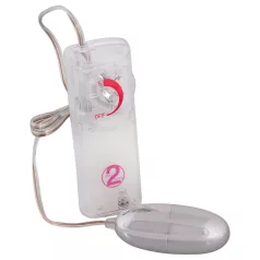 You2Toys - vibrator jajček - srebrna barva