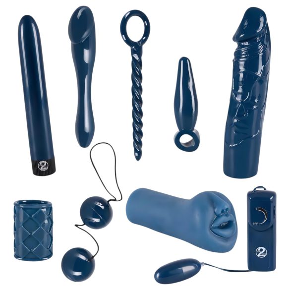 You2Toys - Midnight Blue - vibracijski set (9 delni)