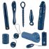 You2Toys - Midnight Blue - vibracijski set (9 delni)