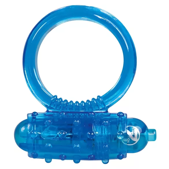 You2Toys - vibracijski obroč za penis - silikon - moder