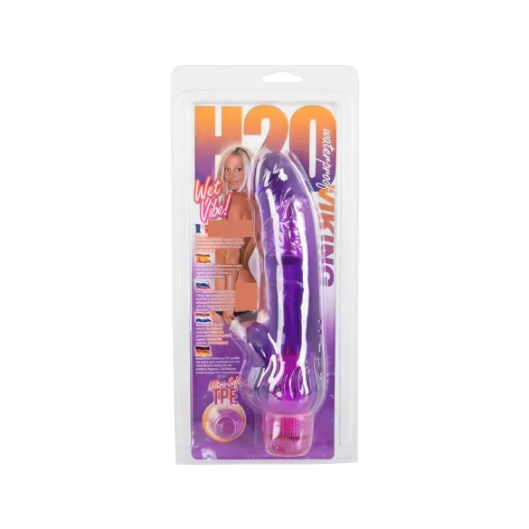 H2O Viking - vibrator - vodoodporen - vijoličen