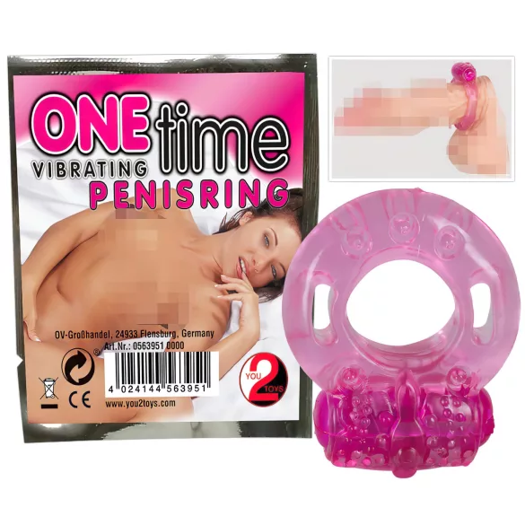 You2Toys - Edinstven vibracijski obroček (pink)