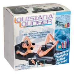   Louisiana Lounger - seks stroj z vgrajenim vibratorjem - črna