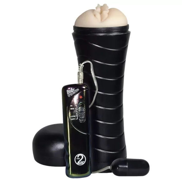 You2Toys - masturbator vagina - vibracijska, diskretna, mehka