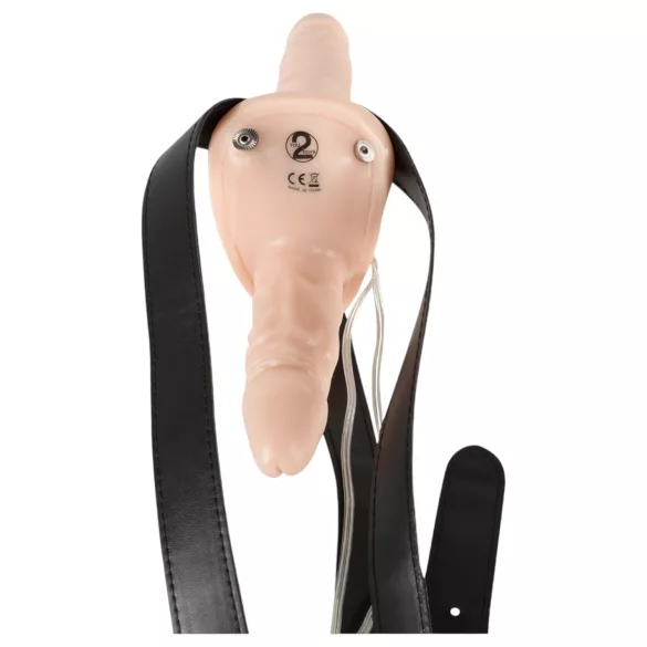 You2Toys - dvojni pripenjalni vibrator - naraven
