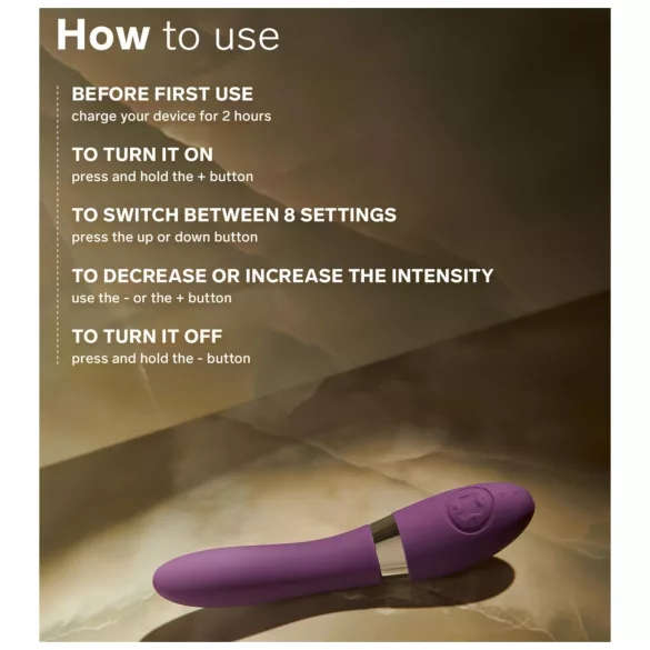 LELO Elise 2 - vibrator za stimulacijo - luksuzni - vijoličen