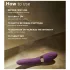 LELO Elise 2 - vibrator za stimulacijo - luksuzni - vijoličen