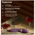 LELO Elise 2 - vibrator za stimulacijo - luksuzni - vijoličen