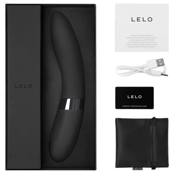 LELO Elise 2 - vibrator za stimulacijo - črna