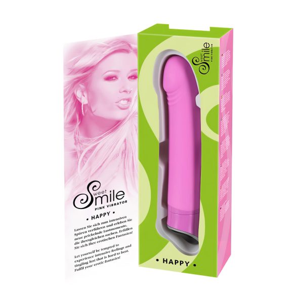 SMILE Happy - vibrator s 7 načini vibracij - roza