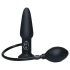You2Toys True Black - napihljiv analni vibrator (črna)