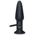 You2Toys True Black - napihljiv analni vibrator (črna)