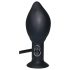 You2Toys True Black - napihljiv analni vibrator (črna)