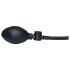 You2Toys True Black - napihljiv analni vibrator (črna)