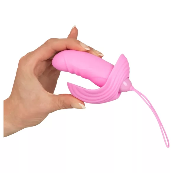 SMILE Shelly - vibrator za hlačke na daljinsko upravljanje - roza