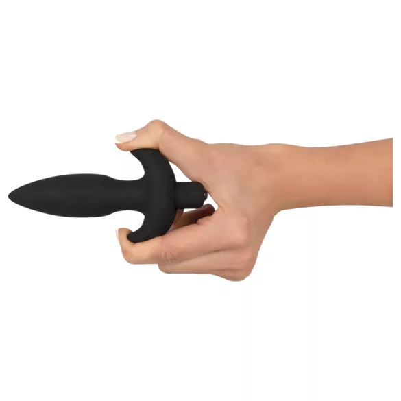 Vibrator za analni čep Black Velvets - majhen