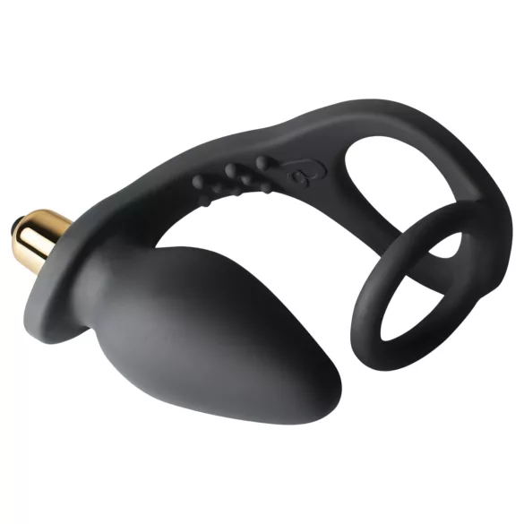 RO-ZEN - dvojni erekcijski obroč in analni vibrator