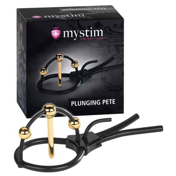 mystim Plunging Pete - elektro stimulacija penisa - nastavljiv