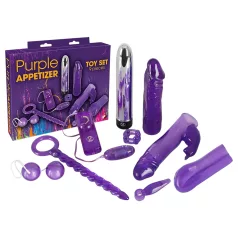 You2Toys - vibratorni komplet 9-delni - vijolična