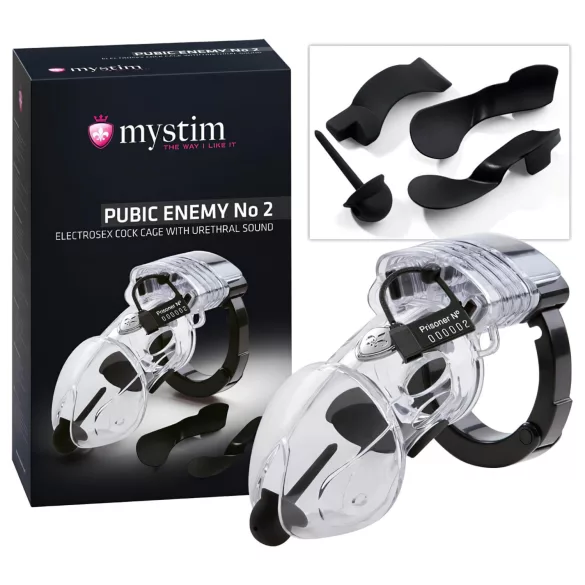 mystim Pubic Enemy No 2 - elektro penisova kletka