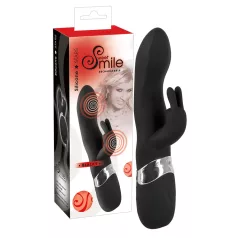SMILE Blacky - vibrator z 2 motorjema - USB polnjenje - črn