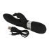 SMILE Blacky - USB 2-motorski vibrator (črne barve)