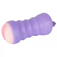   You2Toys - vibrator vagina - mehka silikonska - naravna vijolična