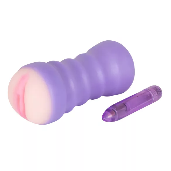 You2Toys - vibrator vagina - mehka silikonska - naravna vijolična