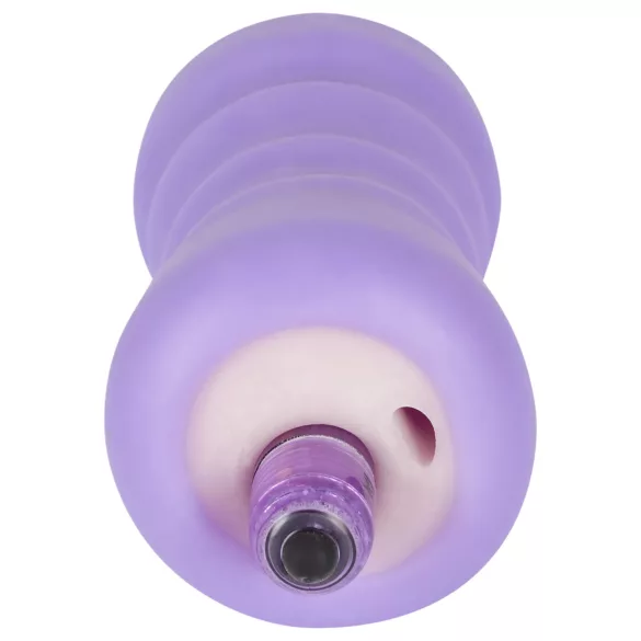 You2Toys - vibrator vagina - mehka silikonska - naravna vijolična