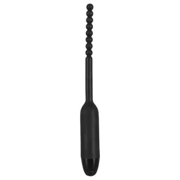 You2Toys - dilatator za sečnico z vibracijo - kroglice - 0,8 cm - črn