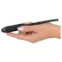 You2Toys - dilatator za sečnico z vibracijo - kroglice - 0,8 cm - črn