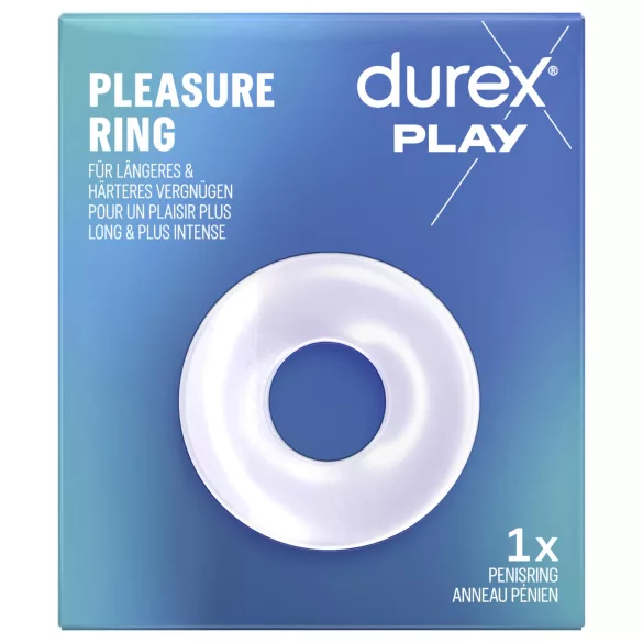 Durex - erekcijski obroček - podaljšuje erekcijo - prozoren