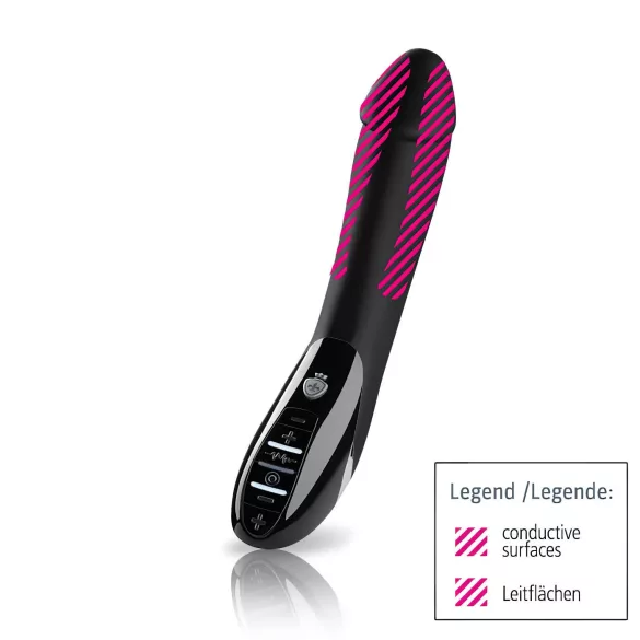 mystim - elektro vibratorski stimulator - črna