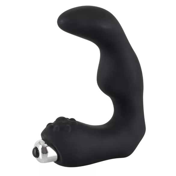 Rebel - vibracijski stimulator prostate - upognjen - črn
