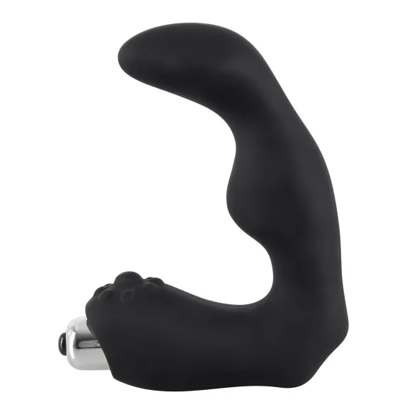 Rebel - vibracijski stimulator prostate - upognjen - črn