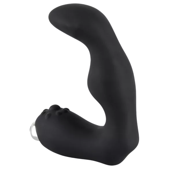 Rebel - vibracijski stimulator prostate - upognjen - črn