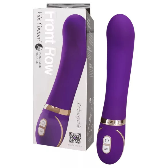 Vibe Couture Front Row - vibrator za G-točko - vijoličen