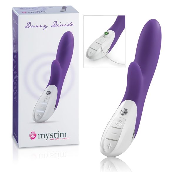 mystim Danny Divido - vibrator za stimulacijo klitorisa (vijoličen)