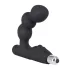 Rebel - vibrator za prostato z bunkicami - črna