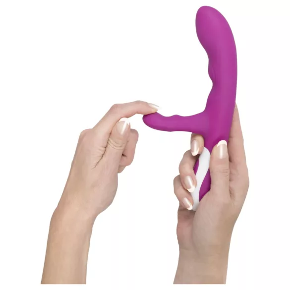 Javida - vibrator za stimulacijo klitorisa z gretjem - roza