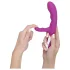 Javida - vibrator za stimulacijo klitorisa z gretjem - roza