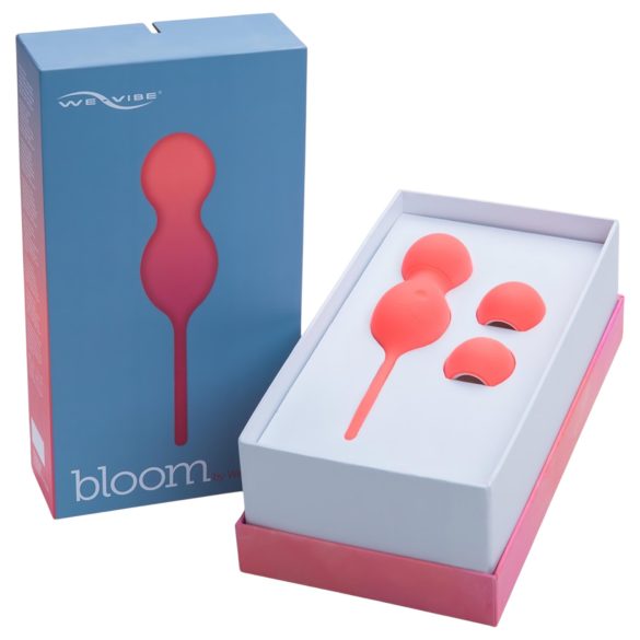 We-Vibe Bloom - vaginalna kroglica z zamenljivimi utežmi - oranžna
