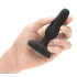 b-Vibe Novice - analni vibrator za začetnike - črna