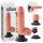 King Cock 7 sesalni vibrator (18 cm) - naravno