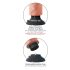 King Cock 7 sesalni vibrator (18 cm) - naravno