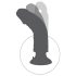 King Cock 7 sesalni vibrator (18 cm) - naravno