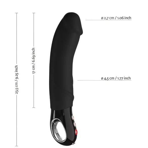 Fun Factory Big Boss - G-točka vibrator - vodoodporen - črn