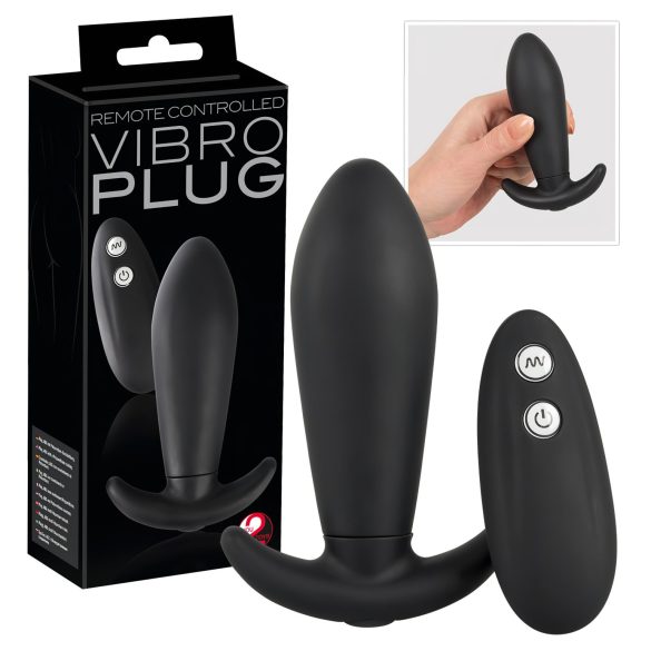 You2Toys - Vibro Čep - radijski analni vibrator (črn)