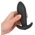 You2Toys - Vibro Čep - radijski analni vibrator (črn)