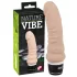 You2Toys - vibrator s stimulacijo - silikon - naravna barva
